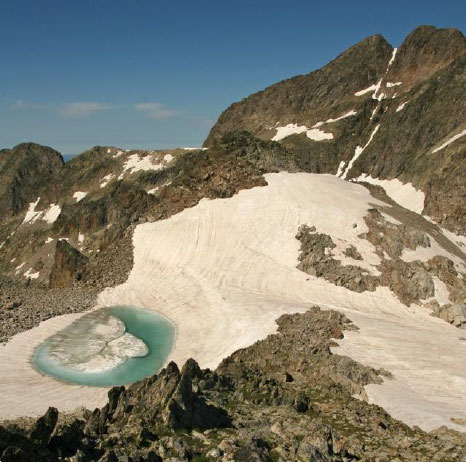 Randonnée alpine - lac de la maledie
